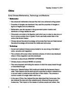 Hist 122 | China Class Notes 