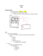 CS 162: Week 3 GUI