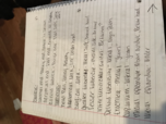Lab notes week 5