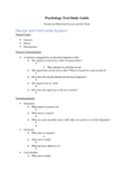 Study Guide: Brain & Classical Condition