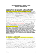 Study Guide: Daoism