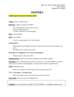BISC 207 Study Guide for Exam 2 Nauen
