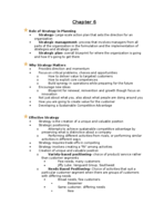 Management Chapter 6