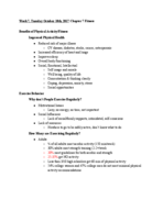 Heath 100 Week 7 notes