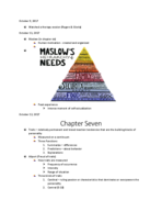 Psychology 204 - Week 8 Notes