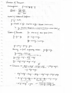 MATH 2400 - WEEK 6 NOTE
