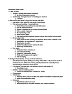 Intro to Media Studies Chapter 1
