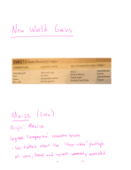 6.2 New World Grains