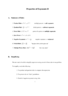 Int Algebra WEEK NOTE 5