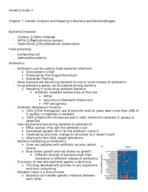 Genetics Study Guide