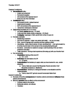 Intro to Psych 100 Week 6 Notes