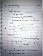 PowerPoint - Week 4 Notes