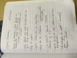 Chemistry Week 7 Notes