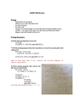 COMP 348 quick review for the midterm