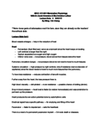 ANSC 323-001 Mammalian Physiology - Lecture 6 - Note 6