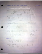 Midterm 2 Study Guide
