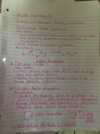 Organic Chemistry II Week 9 Notes