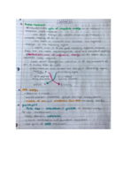 Biology Lecture Notes (Week 7)