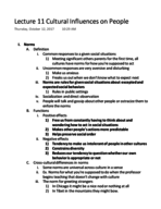 Social Psychology Week 9 Notes 