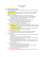 Exam 2 study guide