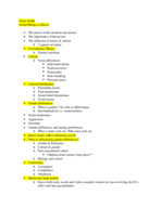 Social Psychology Second Exam Study Guide 