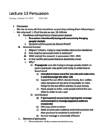 Lecture 13 Persuasion 