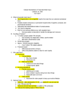 Neuro 4100- Cellular Mechanisms of Traumatic Brain Injury