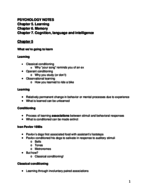 Exam 2 Notes