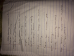 Week 9 notes 