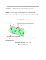 Chemistry110 Chapter 7 Notes