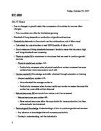EC 202 Ch.17 Class Notes