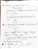 Organic, week 7 notes