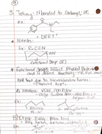 Organic, week 9 notes 