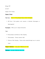 BIOLOGY WEEK 6 NOTES
