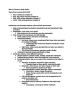 Biology 110 Exam 2 Study Guide