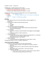 CHM 115 Lecture 15