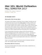 Hist 101, Week 6 Notes