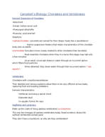 Campbell's Biology: Chordates and Vertebrates