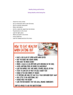Healthy Eating Module 7 Notes