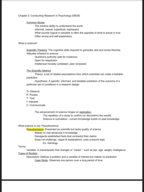 Chapter 2: Conducting research in psychology