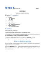 BIO140~Week 8 Chapter 4