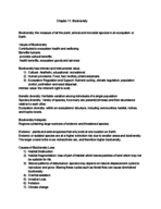 Environmental Science: Biodiversity