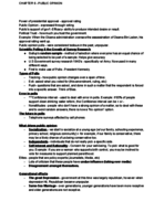 chapter 6 - Public Opinion
