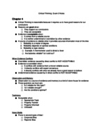 Critical Thinking Test 3