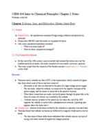Chemistry 030 Chapter 2 Notes
