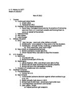 U.S. History 151/Week 10 
