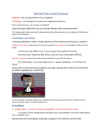 Campbell's Biology: Animal Form and Function