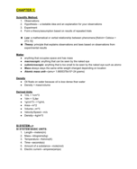 CHEM 130 Chapter 1 Notes