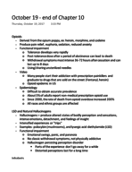 Abnormal Psych October 19 notes