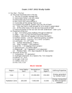Exam 2 Section 2a AST 2004